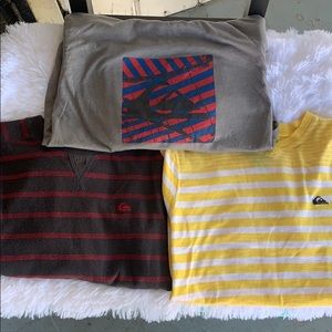 Quicksilver xL/7x bundle tops for boys